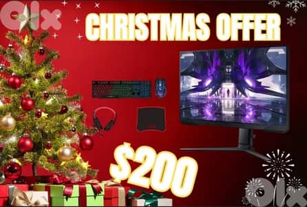 Christmas Gaming Offer – Monitor + RGB Gaming Set
