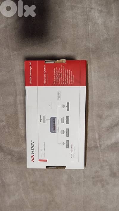 Hikvision 4-Port 10/100M PoE Switch – Brand New