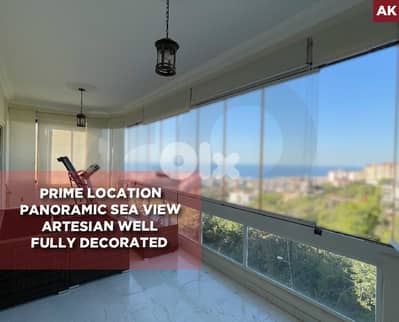 prime location- Panoramic sea view- Bchamoun  REF#AK129344