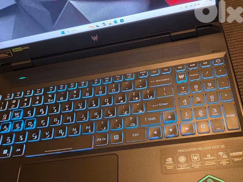 ACER PREDATOR HELIOS NEO 16 CORE I9 GENERATION 13HX RTX 4070 WITH 2.5K 16