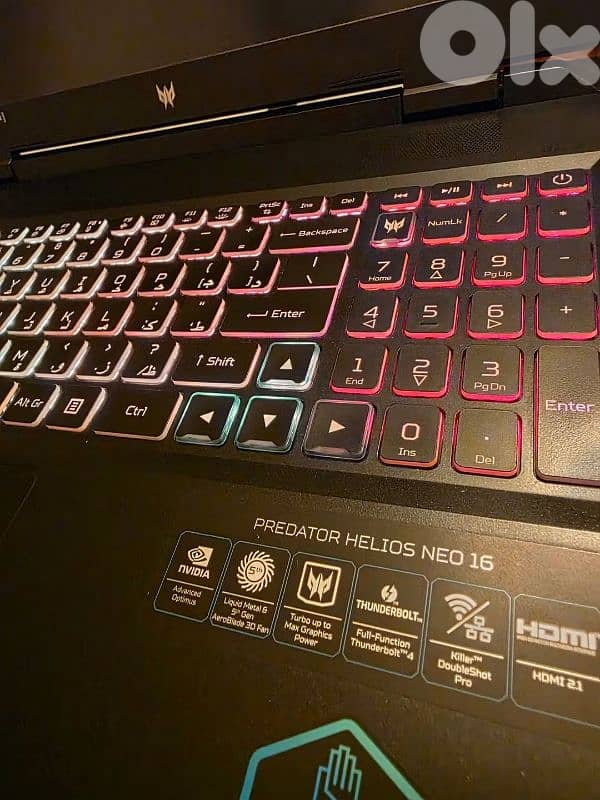 ACER PREDATOR HELIOS NEO 16 CORE I9 GENERATION 13HX RTX 4070 WITH 2.5K 19