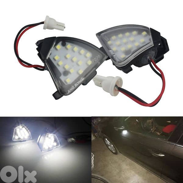 LED Under Side Mirror Puddle Lamps Welcome Light 0