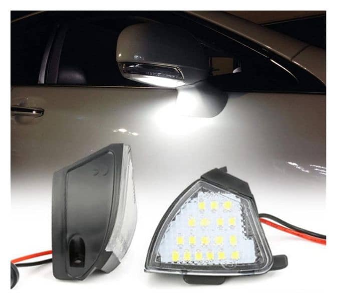 LED Under Side Mirror Puddle Lamps Welcome Light 1
