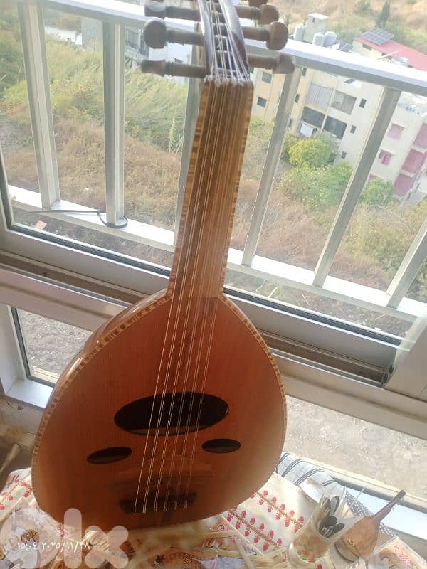 عود زرياب جديد جوز. ارز  جميل جدا مع حقيبة وريش 8