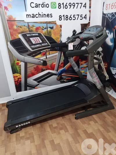sports treadmill 2,5hp and vibration massage