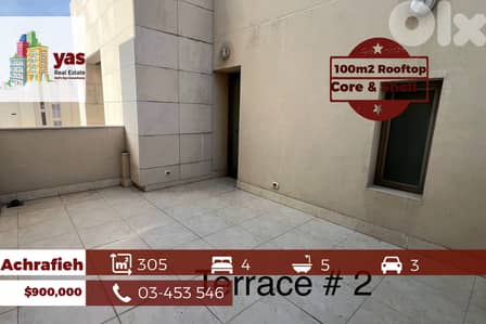 Achrafieh 305m2 | 100m2 Rooftop | Brand New | Classy Area | OH
