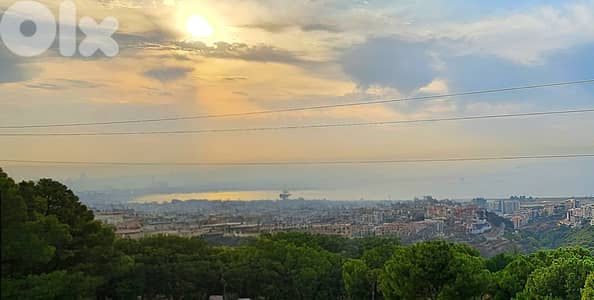 Land for sale in Rabieh/ Seaview