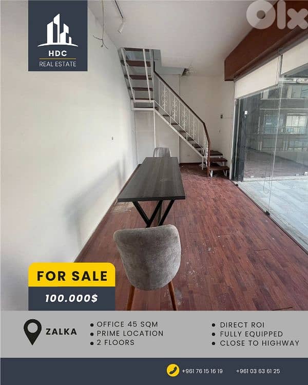 Zalka New office 45 sqm close to highway 0