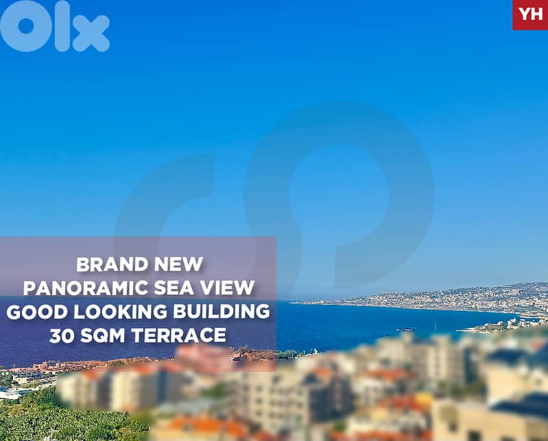 Terrace, brand-new, sea view, great deal, bouar/بوار REF#YH129372 0