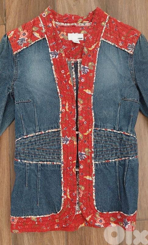 H&M Denim jeans blazer 1