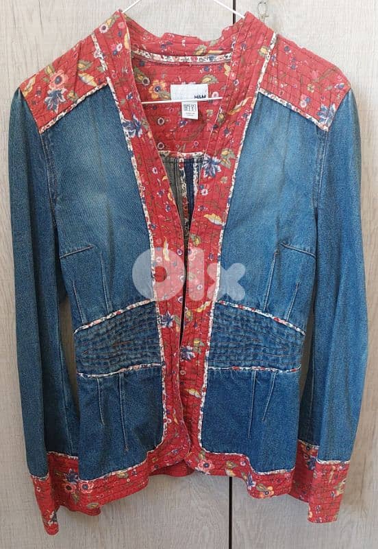 H&M Denim jeans blazer 2