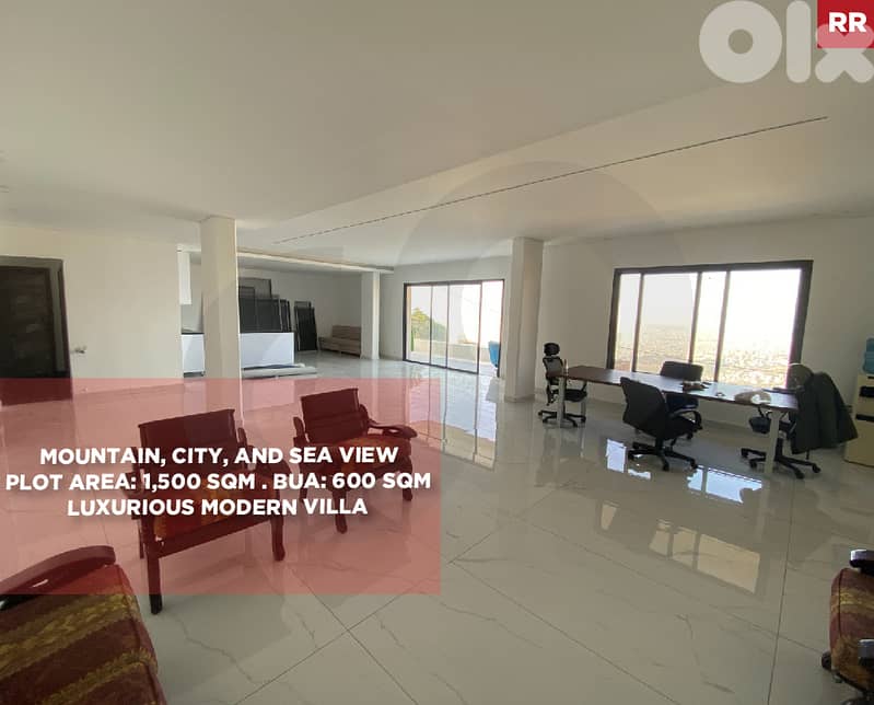 Mountain, City, and Sea View, villa, Aaitat/عيتات REF#RR129336 0