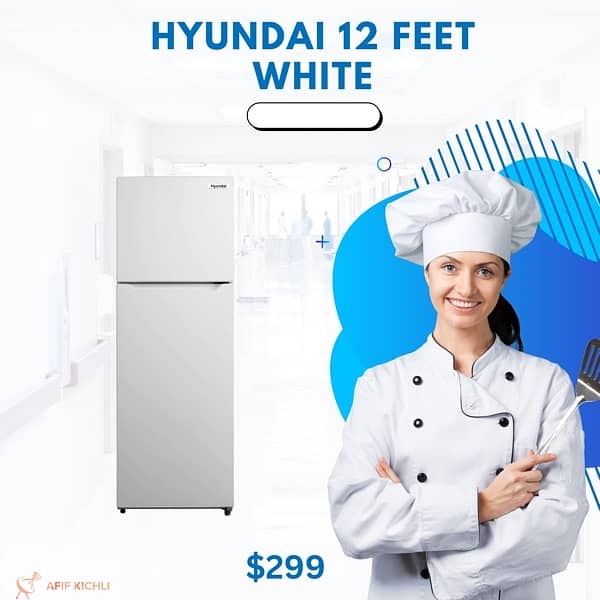 Campomatic Hyundai 12feet White/Stainless كفالة شركة 1