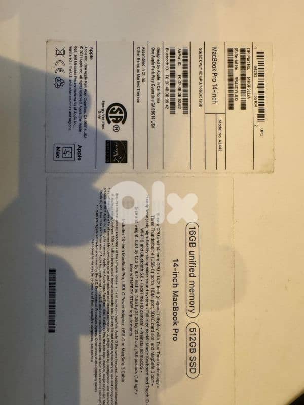 Apple MacBook Pro 14″ M1 Pro - 16 GB / 512 GB — Excellent Condition 1