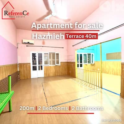 Apartment with terrace in Hazmiye for sale شقة مع تراس في حازمية للبيع