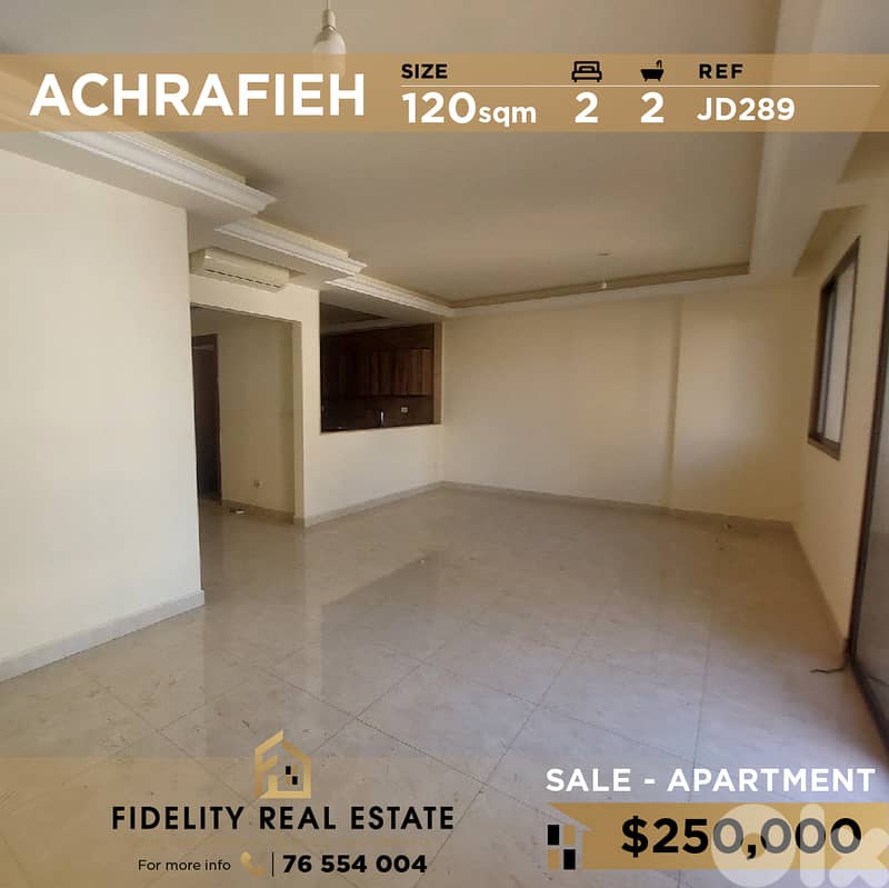 Apartment for sale in Achrafieh JD289 شقة للبيع في الأشرفية 0