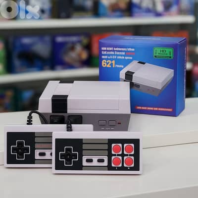 621 8bit Games - HDMI Output old retro console with 2 joystick