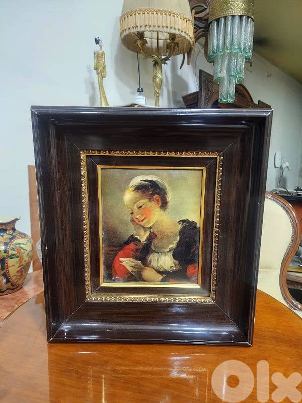 لوحة رسم، تابلو  Tableau Venise Painting Antique 0