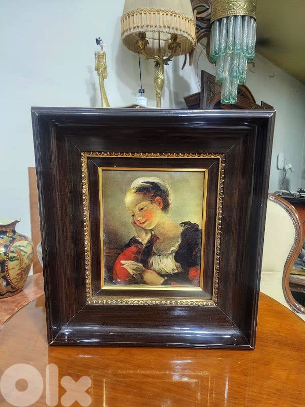 لوحة رسم، تابلو  Tableau Venise Painting Antique 0