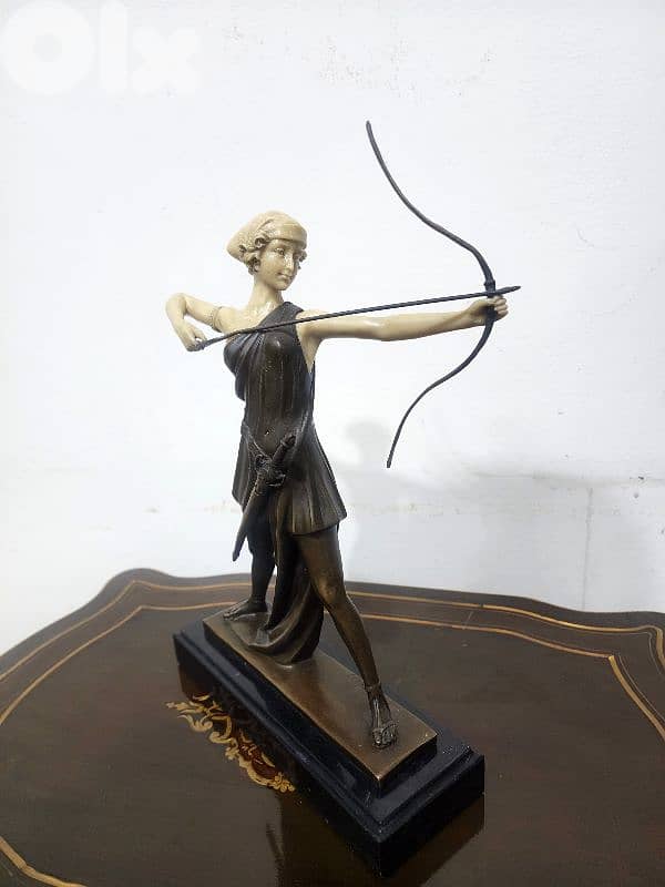 Bronze Lady Statue Antique سيدة برونزية تمثال العتيقة 0