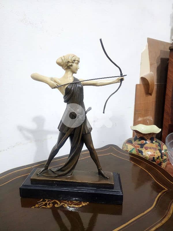 Bronze Lady Statue Antique سيدة برونزية تمثال العتيقة 1