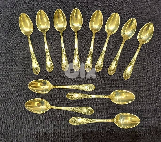 Russion Melchior Silver Plated Flatware 84 pieces. 2