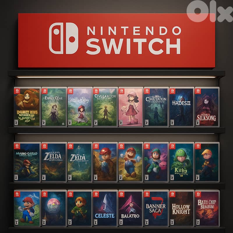Nintendo switch 1/2 new sealed a lot of titles 0