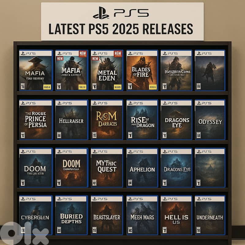Playtation PS5 new sealed titles games 0