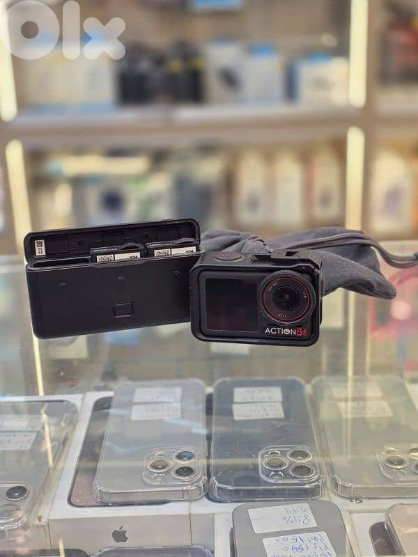 Used Dji action 5 pro with: *protective frame 0