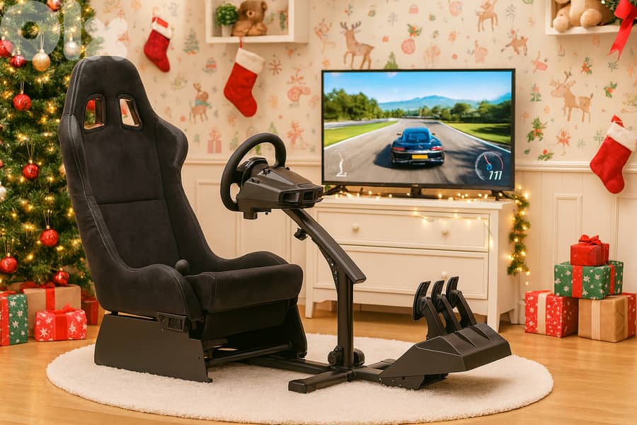 Full gaming playseat with PXN V10 , 3 pedals and shifter 0