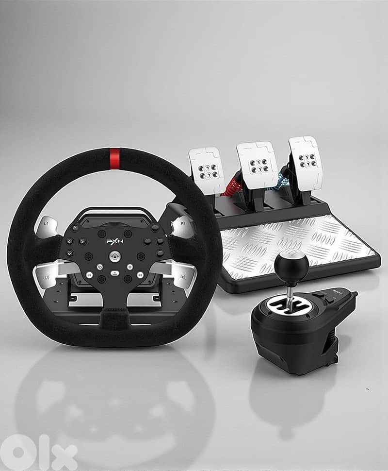 Full gaming playseat with PXN V10 , 3 pedals and shifter 1