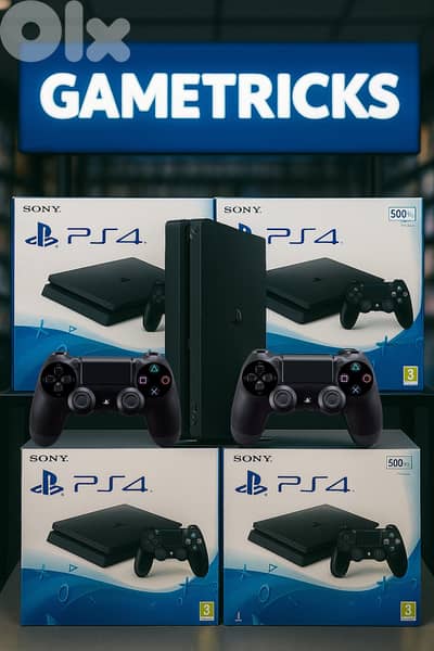 Playstation PS4 sealed 500gb console with 2 josystick bunde