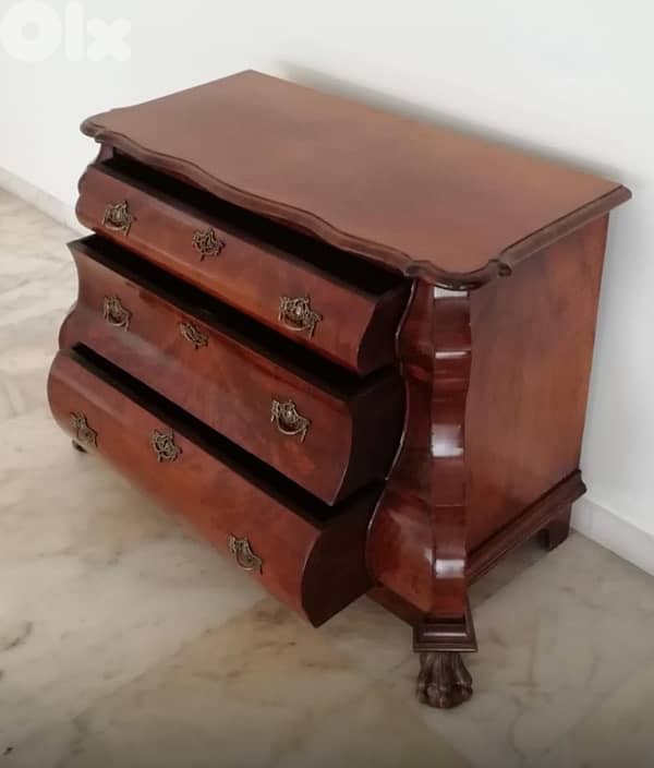 كومود خشب بوادلوب- هولندا - القرن التاسع عشر -110x90x72 0