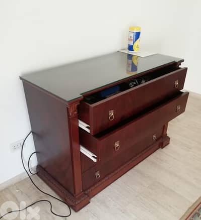 شبفونيير خشب موغانو- 125x90x55