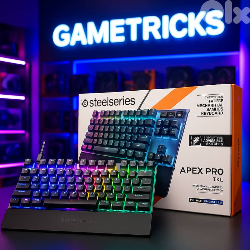 Steelseries Apex Pro TKL - 2023 gaming keyboard 0