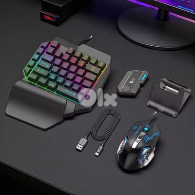 4 in 1 Gaming Combo Keyboard & Mouse For Android