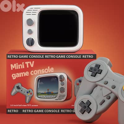 Mini TV Kids gaming console with two joystick