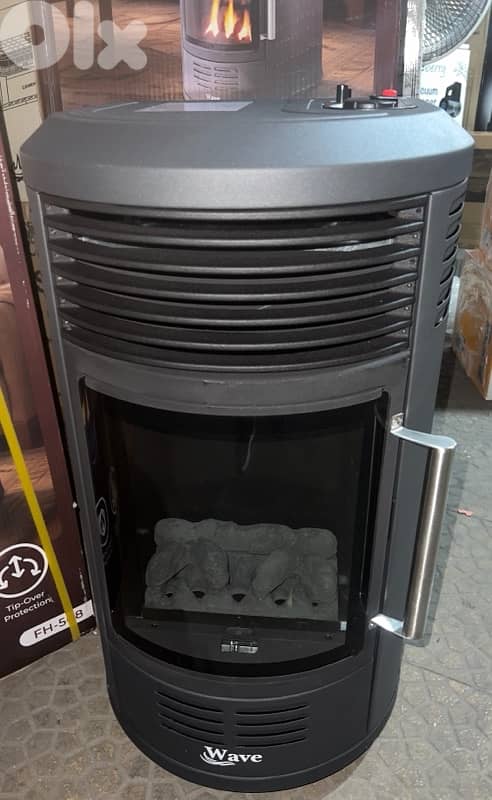 Wave Fireplace Design Gas Heater 2