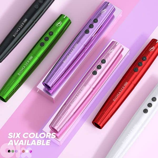 Biomaser TP006 Wireless PMU tattoo Machine - Dual Battery, Swiss Motor 5