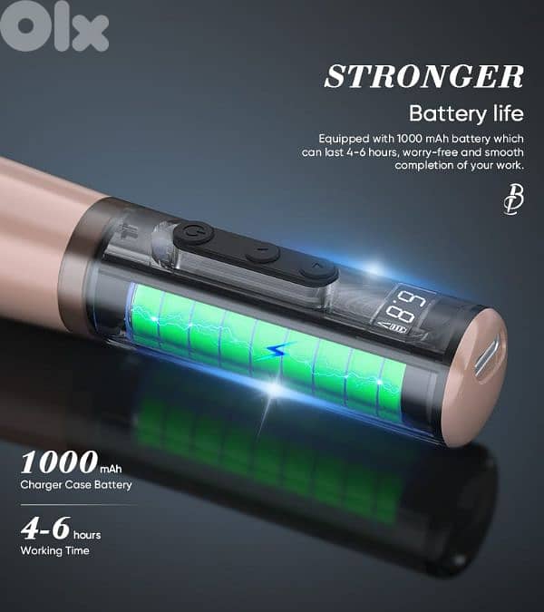 Biomaser P90 PRO Wireless PMU tattoo Pen - Long-Lasting 6
