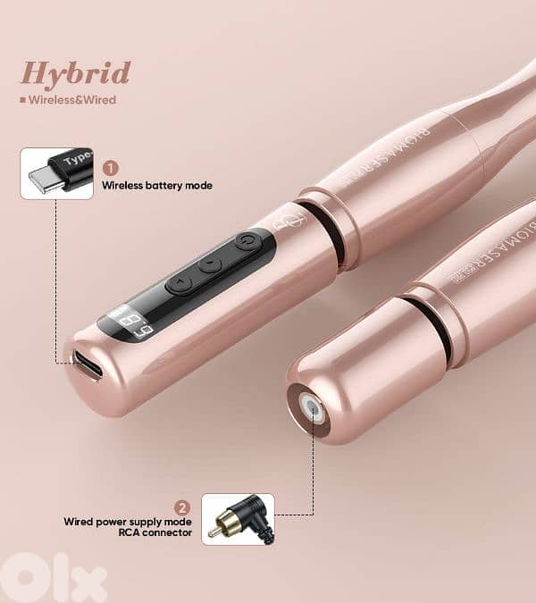 Biomaser P90 PRO Wireless PMU tattoo Pen - Long-Lasting 11