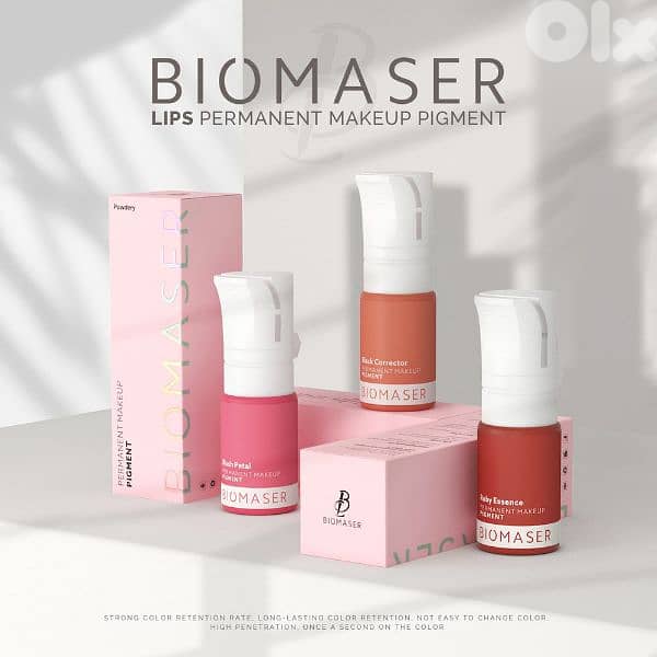 Biomaser Powder PMU TATTOO Pigment Ink (REACH COMPLIANT) 8