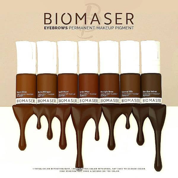 Biomaser Powder PMU TATTOO Pigment Ink (REACH COMPLIANT) 10