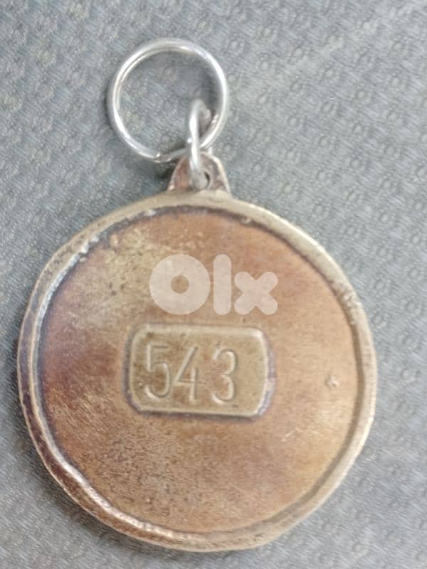 قبرص لارنكا فندق ساندي بيتش ملصق أمتعة برونزية 1