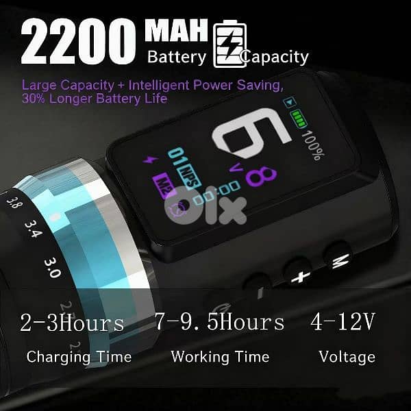 AXON adjustable stroke tattoo machine 3