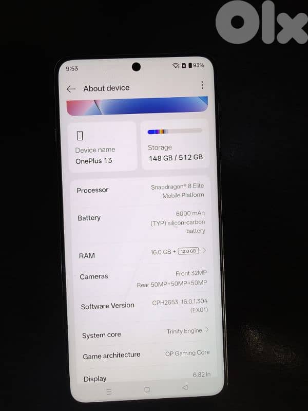 Oneplus 13 512gb 16gb ram 4