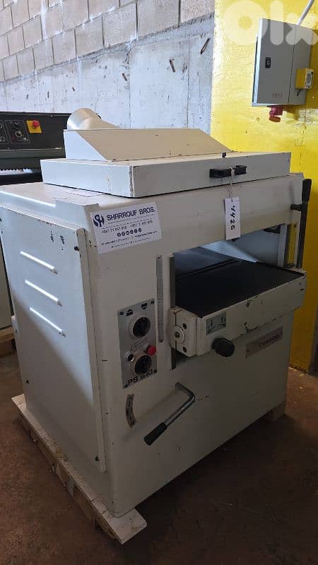 ماكنات ومعدات نجارة مستعملة شبه جديدة 03667838 3