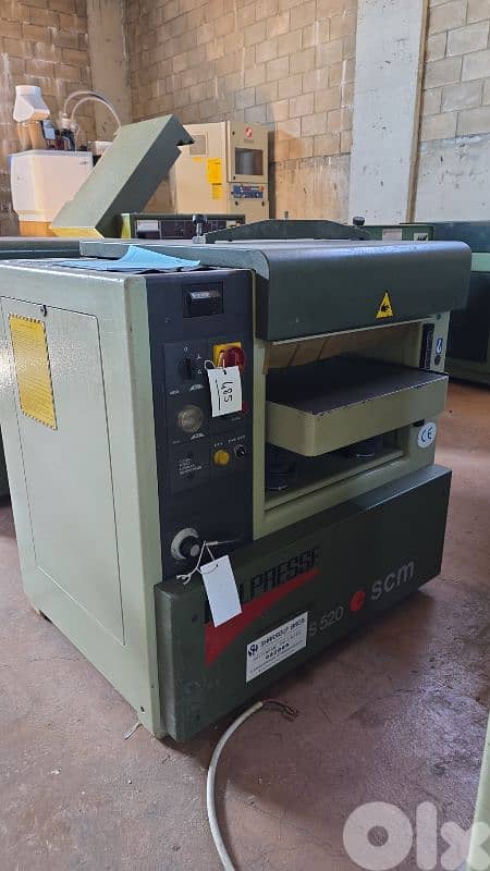 ماكنات ومعدات نجارة مستعملة شبه جديدة 03667838 10