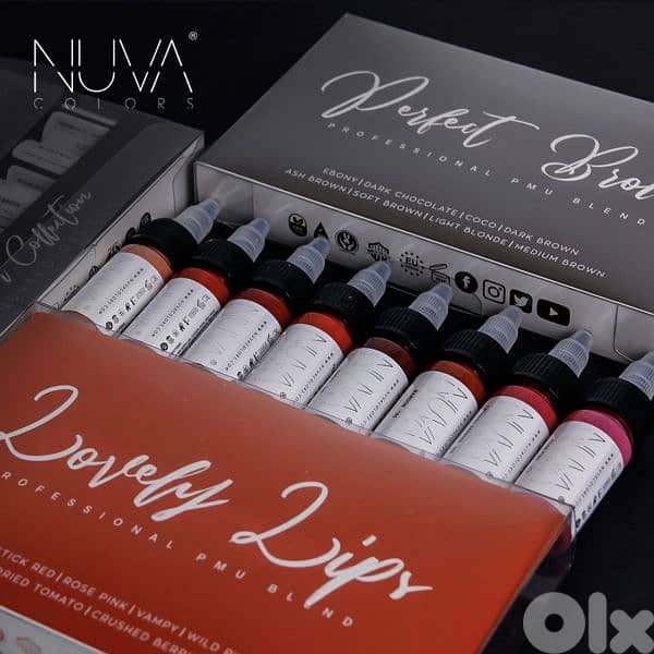 NUVA COLOR FULL PMU RANGE PIGMENTS 5