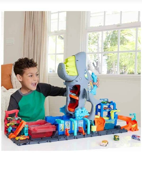 hot wheels ultimate shark car wash 0